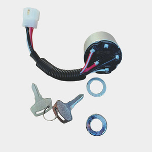 สวิตช์กุญแจสตาร์ท Rc รุ่น 37410-59110 แบบ 4 สาย สำหรับรถแทรกเตอร์ Kubota กุญแจอลูมิเนียม - Product Image 4