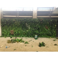 Système de mur végétal artificiel vertical de nouvelle conception pour la décoration de modules de jardin d'intérieur