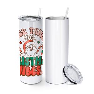 Wholesale Sublimation Straw Tumbler 304 Stainless Steel Double Wall Insulated Cup <b>Bulk</b> Supply for Gifts and Promotion - Product Image 3