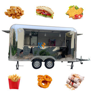 Remolque de Comida de 4m con Certificación CE, Camión de Comida de Acero Inoxidable, Carrito de Café, Camioneta de Venta de Comida Móvil - Product Image 3