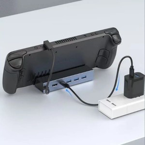 Jumon แท่นวาง USB-C สำหรับโต๊ะอบไอน้ำ4K 60HZ 1000Mbps อะแดปเตอร์เครือข่ายกิกะบิตการ์ดเชื่อมต่อ USB3.0 PD100W ป้องกันซ็อกเก็ต - Product Image 1