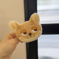 Peluche en tissu Zootopia, personnage de dessin animé, Nick le renard et Judy la lapine, broche, accessoire pour sac à dos d'étudiant, pour les 5-7 ans