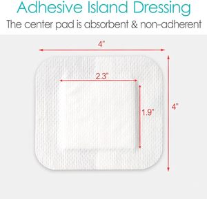 Balutan luka steril medis dan bahan perawatan/perban luka non-woven berperekat - Product Image 3