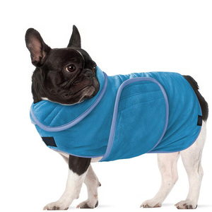 Qiqu Pet Supplies Custom New Designer <strong>Dog</strong> Fast Drying <strong>Dog</strong> Bath Robe 800 GSM Plush <strong>Dog</strong> Towel Bathrobe <strong>Dressing</strong> <strong>Gown</strong> Fast Drying - Product Image 1