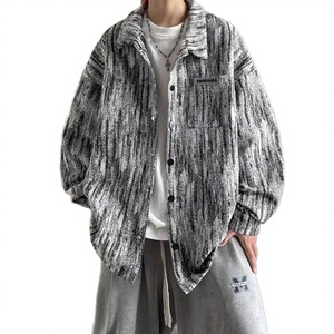 Blouson Bomber Homme Nouveau Style Camouflage en Nylon avec Fermeture Éclair, Coupe Décontractée Ample, Style Urbain Américain Bad Boy, Idéal Automne-Printemps pour Ados - Product Image 2