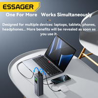 Essager F3011 Power Bank 140W avec Écran LED Numérique 27000mAh, Chargeur Portable pour Ordinateur Portable et Téléphone