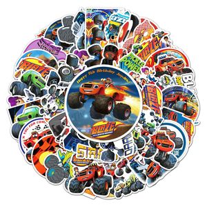 50 Pegatinas de <span class=keywords><strong>Blaze</strong></span> y las Máquinas Monstruo para Niños, para Juguetes, Botellas, Portátiles, Maletas de Viaje, Pegatinas Lindas - Product Image 1