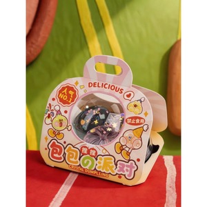 Jouets à pincer en forme de chignon en cristal simulé, mignons, en TPR souple, transparents, effet gelée, jouets anti-stress alimentaires pour tous les âges - Product Image 4