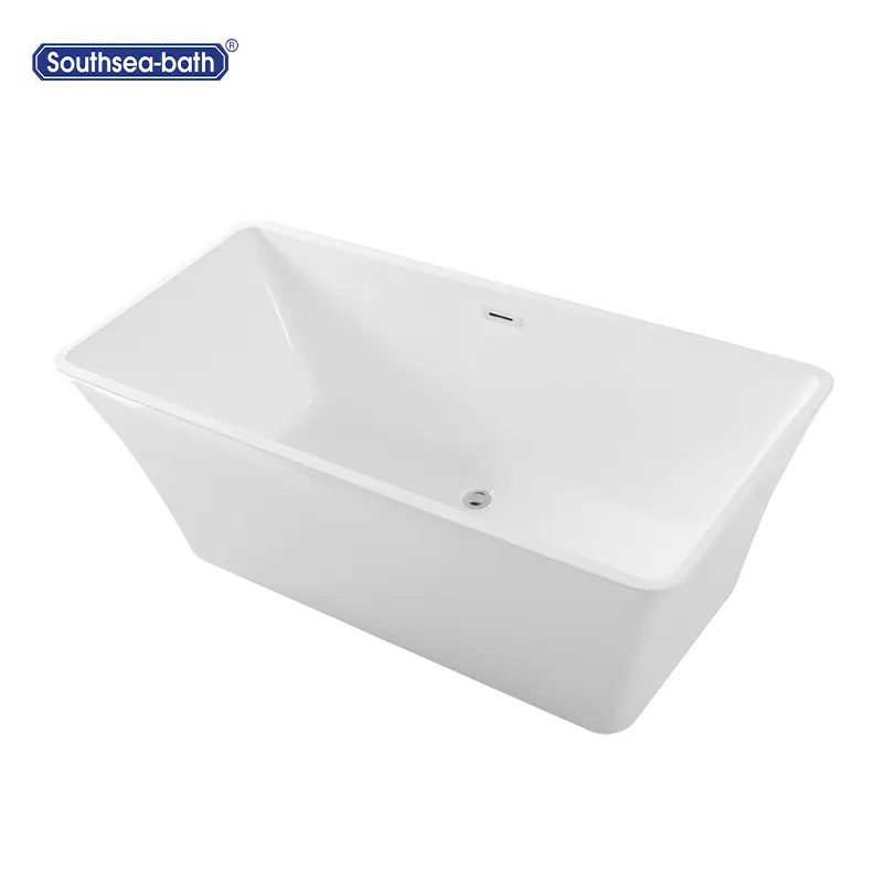 Bathroom Bathtub Classic 2 Person Cheap Simple Wall Red Pvc Standing Acrylic Bathtubs For Bathroom