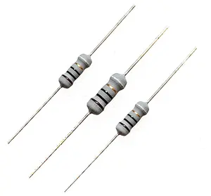 Resistor Film logam dapat disesuaikan 1W 22 Ohm 5% melalui lubang resistor