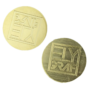 Sello <span class=keywords><strong>de</strong></span> Latón Personalizado con Monograma Clásico en Relieve para Decoración <span class=keywords><strong>de</strong></span> Bodas, Sello en Relieve <span class=keywords><strong>de</strong></span> la Empresa SOHOBUCKS - Product Image 2