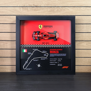 Suministro Directo de Fábrica, Fondo de Pista Sf24 Leclerc, Modelo de Carreras, Arte Decorativo de Pared en 3D - Product Image 1