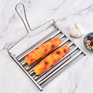 Cesta moderna para asar perritos calientes, parrilla para barbacoa para camping, accesorios para asar perritos calientes fáciles de limpiar - Product Image 5