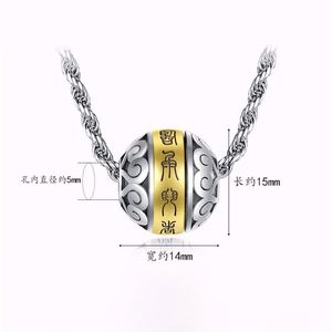 Nuevo Colgante de Rosario Creativo con Metafísica Taoísta, Collar de Cuentas Giratorias Auspiciosas para Hombre, Joyería Amuleto para Chico - Product Image 6