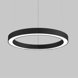 75x75cm Blanc cadre cercle LED linéaire pendentif lumière led anneau de lumière suspendue pour projets led cercle anneau boucle de suspension lumière - Product Image 2