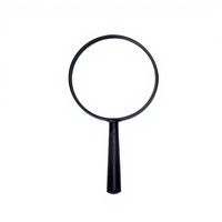 Classic Handheld Magnifier with Round Handle 90mm Acrylic High Clarity Lens