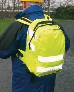 Mochila de Seguridad Reflectante de Alta Visibilidad para Obras Industriales, Deportes al Aire Libre y Ciclismo en Carretera - Product Image 4
