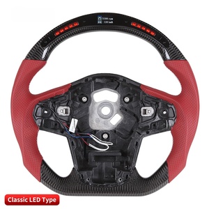 Volante Deportivo de Fibra de Carbono Real con Control por Aplicación y Luces LED para <span class=keywords><strong>Toyota</strong></span> <span class=keywords><strong>Supra</strong></span> 2019-2022, Gran Venta - Product Image 1