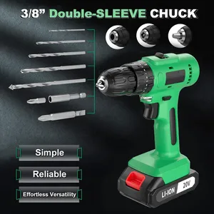 20V Cordless Impact <b>Drill</b> With Variable Speed Brushed Motor Screwdriver for Industrial & DIY Drilling OEM Customizable CD-20E Co - Product Image 5