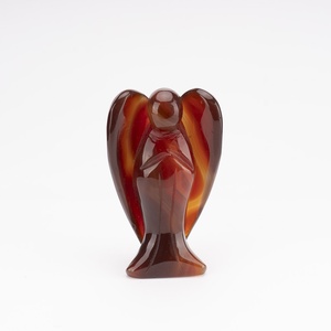 Venta Directa de Fábrica HZ, Escultura de Cristal Natural para Decoración del Hogar y Sanación, Esfera de Piedra Tallada con Ángel para Comercio Exterior - Product Image 3