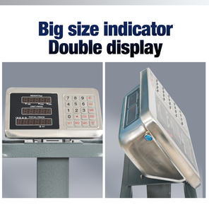 <span class=keywords><strong>600kg</strong></span> LED 디스플레이 코코아 원형 플랫폼 침대용 계량 저울 - Product Image 5