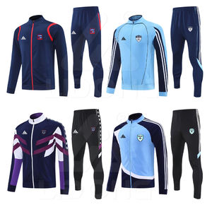 2526 setelan klub Spanyol grosir desain baru baju olahraga sepak bola lengan panjang chelonaa napoly jaket sepak bola jaket latihan sepak bola - Product Image 3