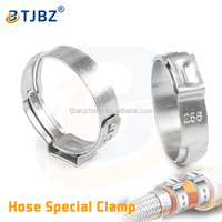 Collier de serrage monobloc en acier inoxydable pour tuyau hydraulique automobile et collier de serrage pour tuyau d'huile