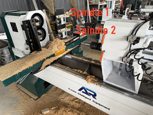 VUÔNG/vòng gỗ quay cắt xoắn CNC Lathe với trục chính gỗ tự động quay CNC Lathe ar1516 Aurora thông minh - Product Image 6