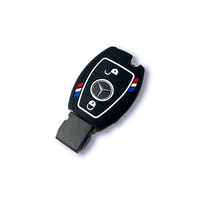 Housse de clé de voiture en silicone pour Mercedes-Benz Classe C G E W213 W205 E200 E260 E300 AMG, coque de protection pour télécommande, accessoires