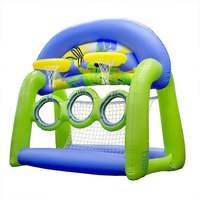 Le jeu de jardin ultime : Ciblez les buts, tirez sur les paniers – Jouets gonflables pour jardin et piscine pour des moments de plaisir aquatique estivaux en plein air