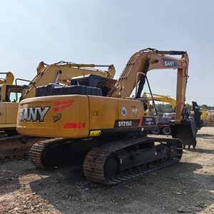 Excavadora Usada Original Sany Sy215c, Excavadoras de Orugas de Segunda Mano Sany 215, Precio Económico, Buen Estado de Funcionamiento, en Venta - Product Image 1
