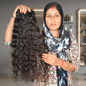 100% Indian Unprocessed Kinky Straight Bundle Raw Cuticle Aligned Virgin Black Silky Human Hair <b>Extensions</b> <b>Cheap</b> Human Hair - Product Image 5