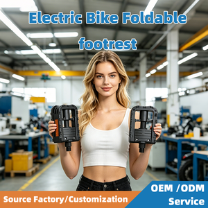 Support de pédale pliable en aluminium AFTFA pour vélo de route, repose-pieds universel résistant à l'eau pour vélo électrique - Product Image 1