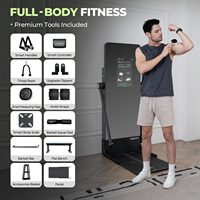 IMBODY POWER S Pro Miroir de fitness intelligent sur pied en acier carbone et ABS de 43 pouces, produits de fitness intelligents unisexes