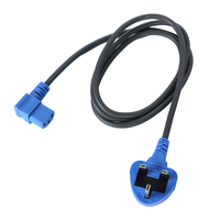Câble d'alimentation XUZHAO XC-S31 & XZ-C13 13A 250V H05VV-F 3G1.50mm avec prise britannique BS vers IEC C13, IP20, pour appareils électroménagers, en caoutchouc/PVC/cuivre