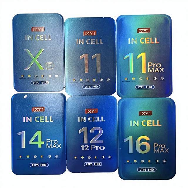 Wholesale ZY Incell Mobile Phone Lcds for Iphone X 11 12 14 16 Pro/Max LCD Display Touch Screen Digitizer Assembly Replacement