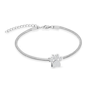 Brazalete Conmemorativo para Mascotas y Humanos, Diseño de Huella de <span class=keywords><strong>Perro</strong></span>, Urna Abrible, Joyería para Guardar Perfume o Aceite Esencial, Recuerdo - Product Image 2
