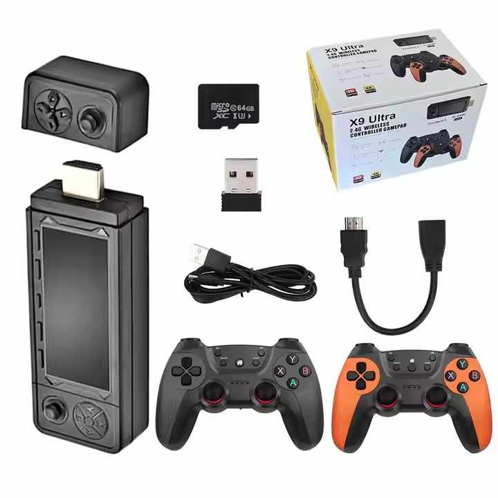 High-Definition Retro Gaming Console X9 Ultra with Dual Joystick ...