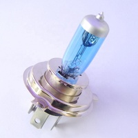Lampes de phare halogène Ampoule H4 Super lumineuse Tout-terrain 12V Bleu Longue durée de vie P43T