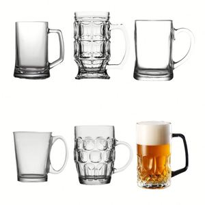 Wholesale Customization Pub Drinking Glasses Steins <b>Mugs</b> Traditional Beer <b>Mug</b> Glasses Solid Heavy <b>Large</b> Beer Glasses with Handle - Product Image 1