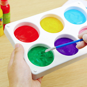 SINOART <span class=keywords><strong>6</strong></span> puits Art peinture <span class=keywords><strong>Palette</strong></span> plateau de peinture Palettes <span class=keywords><strong>Palette</strong></span> en plastique pour aquarelle - Product Image 6