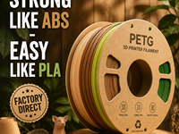 Filamen PETG Grosir Pabrik 1.75mm Seri Warna Bumi Tahan Benturan Kuat Filamen Printer 3D untuk Creality Bambu Lab