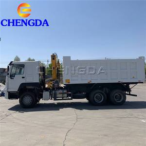 Sinotruck 6x4 25 Tons Howo a monté les camions à <span class=keywords><strong>benne</strong></span> basculante se pliants <span class=keywords><strong>de</strong></span> verseur <span class=keywords><strong>de</strong></span> <span class=keywords><strong>grue</strong></span> <span class=keywords><strong>de</strong></span> <span class=keywords><strong>bras</strong></span> pour l'haltérophilie - Product Image 4