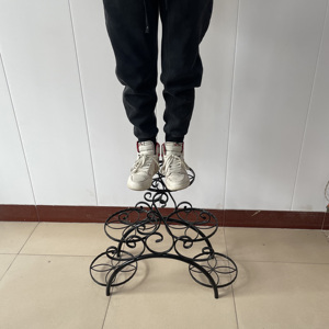 Recién llegado, soportes de plantas de Metal multicapa, estante de plantas de hierro forjado, soporte de flores - Product Image 6