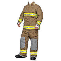 Combinaison de lutte contre l'incendie résistante à la flamme, matériau anti-aramide, vêtements de protection contre l'incendie, équipement et accessoires EN 469