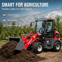 Chargeuse sur pneus agricole et de jardin, chargeuse sur pneus hydraulique, machine de terrassement diesel