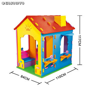 Kit de bloques de construcción de casa de juguete de espuma <span class=keywords><strong>Eva</strong></span> móvil de autoensamblaje grande personalizado para niños, casa de juego de rol de lujo con sillas - Product Image 6