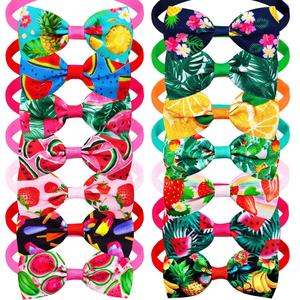 Collier pour animaux de compagnie en polyester de luxe, multicolores, à la mode, avec rubans, pour chats et chiens - Confortable et réglable, vente en gros - Product Image 4