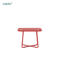 Table basse d'extérieur de qualité supérieure en acier inoxydable 201 de qualité commerciale, idéale pour la décoration de la villa, du patio, du jardin et de la terrasse