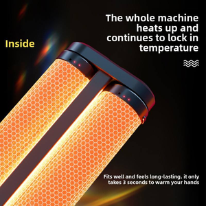 Scaldamani Magnetici Futuristici 2-in-1, Riscaldatore Tascabile Riutilizzabile e Staccabile con Indicatore LED, Regalo Tecnologico Invernale per Uomini, <span class=keywords><strong>Nero</strong></span> - Product Image 4